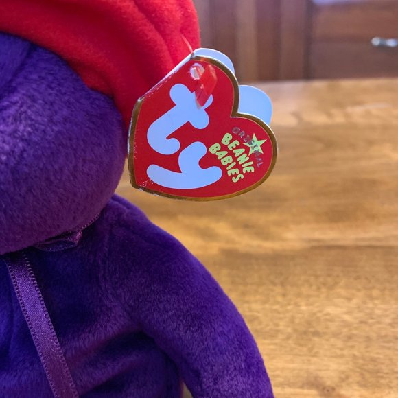 Ty Beanie Baby -RUBY- The Red Hat Society Bear - Picture 7 of 12